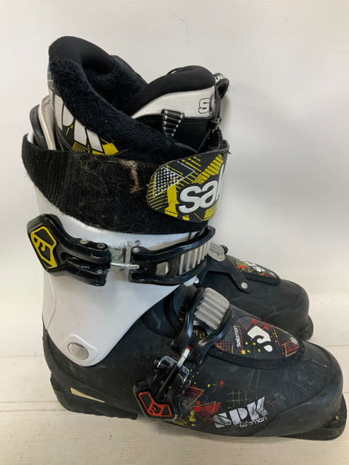 Vist Large View of Product Image Which is Used Salomon SPK Mens DH Ski Boot Black 270 MP - M09 - W10