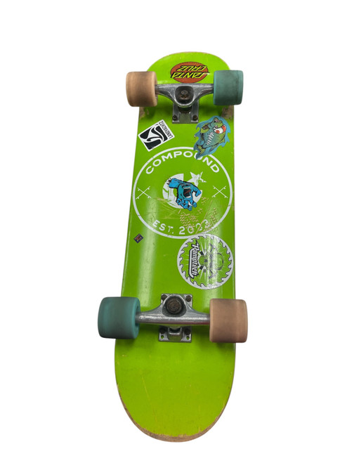 Vist Large View of Product Image Which is Used COMPOUND SKATEBOARD Complete Skateboard Green Regular