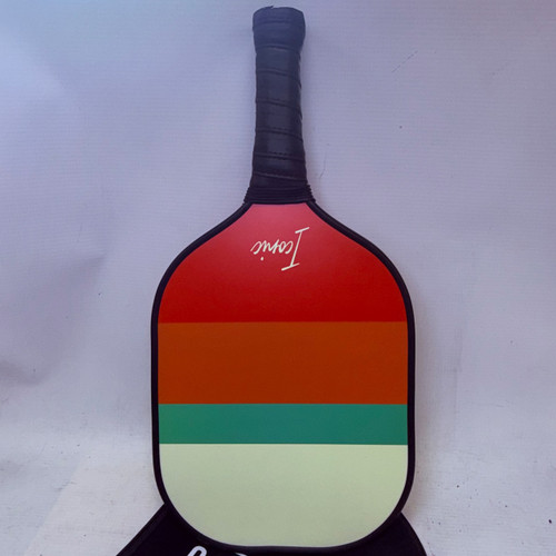 Vist Large View of Product Image Which is Used ICONIC Pickleball Racquet Orange
