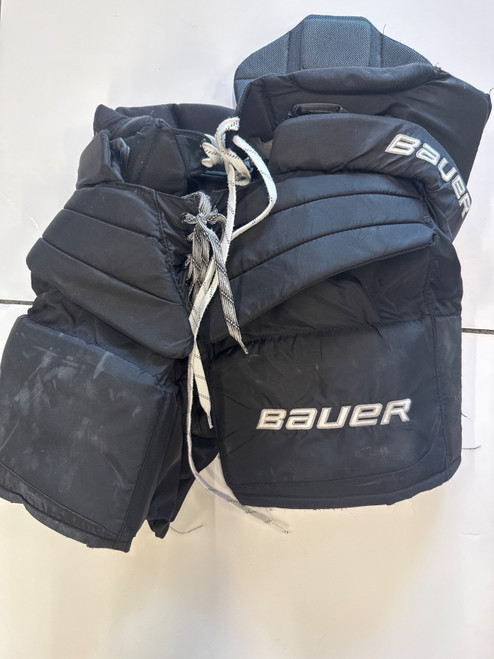 Vist Large View of Product Image Which is Used Bauer S190 GOAL PANT Senior Goalie Pant Black SM