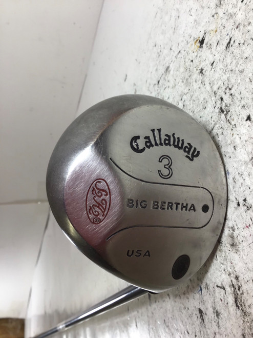 Vist Large View of Product Image Which is Used Callaway BIG BERTHA Mens Fairway Wood RH 3 Wood