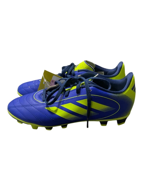Vist Large View of Product Image Which is Used Adidas GOLETTO Soccer Cleats Royal Blue Junior 04.5