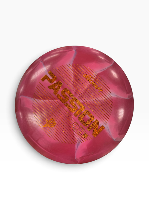Vist Large View of Product Image Which is Used Discraft PASSIOIN Disc Golf Driver Pink