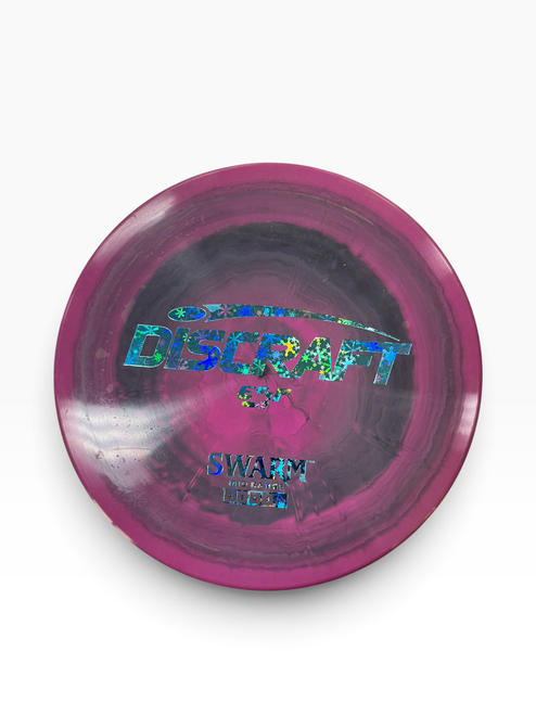 Vist Large View of Product Image Which is Used Discraft ESP SWARM Disc Golf Mid Range Pink