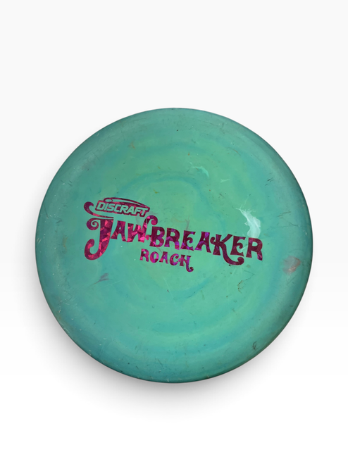 Vist Large View of Product Image Which is Used Discraft JAWBREAKER ROACH Disc Golf Putter Teal