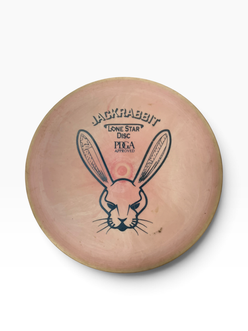 Vist Large View of Product Image Which is Used Lone Star Disc JACKRABBIT Disc Golf Putter Pink