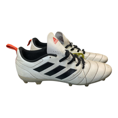 Vist Large View of Product Image Which is Used Adidas Soccer Cleats White Senior 7
