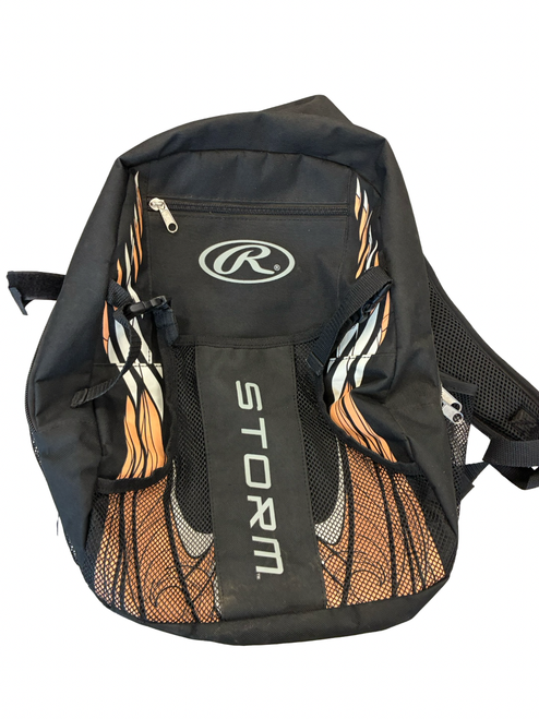 Vist Large View of Product Image Which is Used Rawlings BACKPACK BB/SB Player Backpack Black