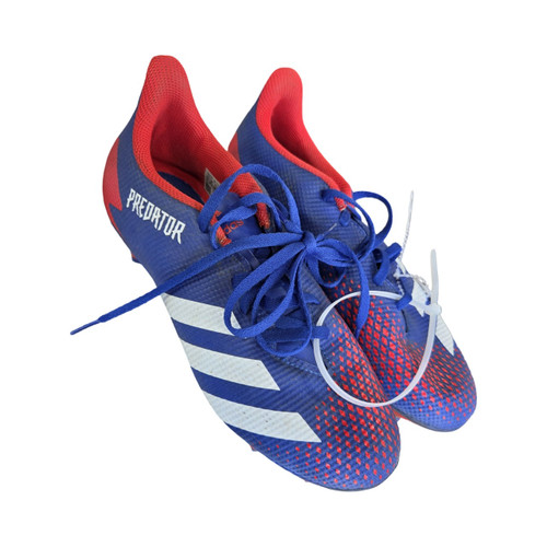 Vist Large View of Product Image Which is Used Adidas PREDATOR CLEATS 7 Soccer Cleats Royal Blue Senior 7