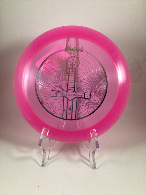 Vist Large View of Product Image Which is Used Westside VIP-X SWORD Disc Golf Driver Pink 172g