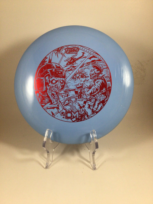 Vist Large View of Product Image Which is Used Dynamic Discs FUZION SERGEANT Disc Golf Driver Royal Blue 176g