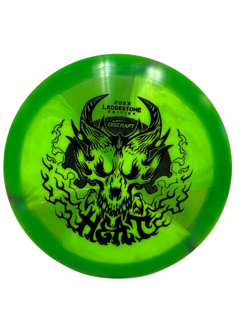 Vist Large View of Product Image Which is Used Discraft Heat 174g Disc Golf Driver Green