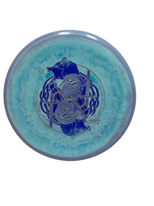 Vist Large View of Product Image Which is Used Prodigy 500 PX3 EB Signature Series 170g Disc Golf Putter Carolina Blue