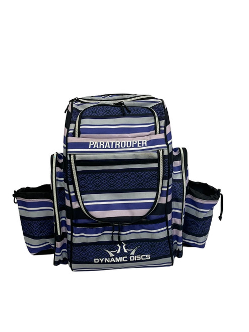Vist Large View of Product Image Which is Used Dynamic Discs Paratrooper "Baja" Disc Golf Backpack Purple