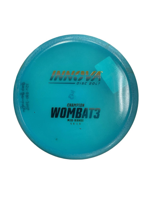 Vist Large View of Product Image Which is Used Innova CHAMPION WOMBAT 3 Disc Golf Mid Range Royal Blue 150g