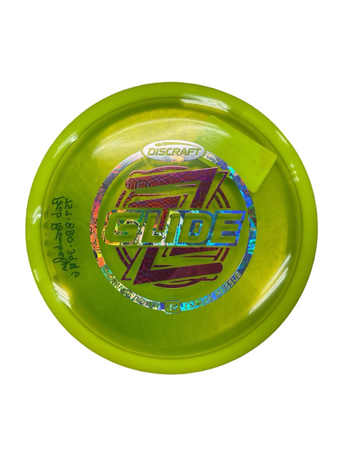 Vist Large View of Product Image Which is Used Discraft Z GLIDE CLASSIC REISSUE Disc Golf Mid Range Yellow 180g