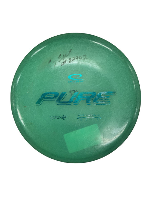 Vist Large View of Product Image Which is Used Latitude 64 OPTO AIR PURE Disc Golf Putter Green 158g