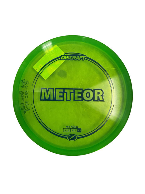 Vist Large View of Product Image Which is Used Discraft Z METEOR Disc Golf Mid Range Green 171g