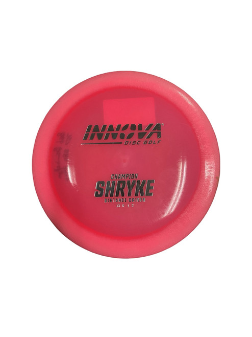 Vist Large View of Product Image Which is Used Innova CHAMPION SHRYKE Disc Golf Driver Pink