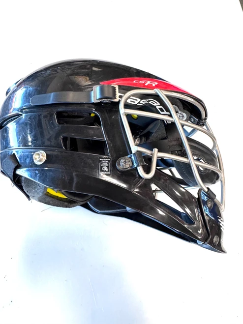 Vist Large View of Product Image Which is Used Cascade CSR Lacrosse Helmet Black One Size