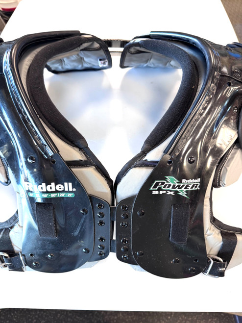 Vist Large View of Product Image Which is Used Riddell AP FB Shoulder Pads Black XL