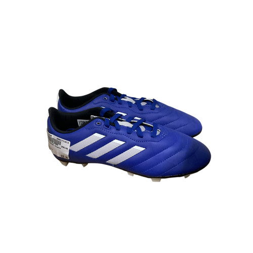 Vist Large View of Product Image Which is Used Adidas Soccer Cleats Royal Blue Senior 5