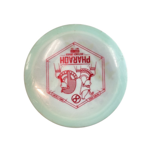 Vist Large View of Product Image Which is Used Infinite Discs PHARAOH Disc Golf Driver Turquoise 177g
