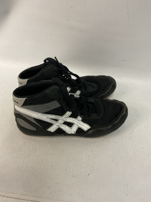 Vist Large View of Product Image Which is Used Asics Wrestling Shoes Black Senior 5