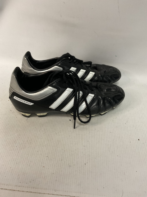 Vist Large View of Product Image Which is Used Adidas Soccer Cleats Black Youth 06.5