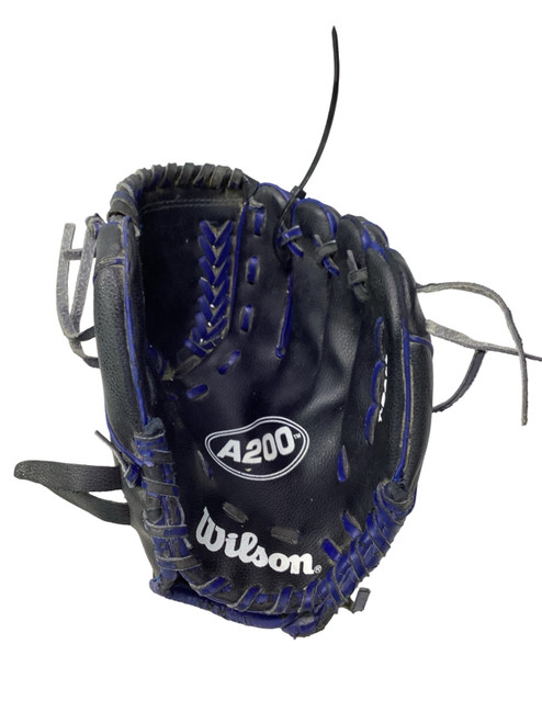 Vist Large View of Product Image Which is Used Wilson A200 BB/SB Glove T-ball Black 10"