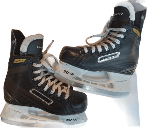 Vist Large View of Product Image Which is Used Bauer SUPREME IMPACT Junior Hockey Skate Junior 01