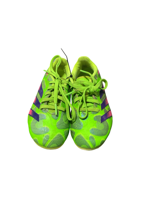 Vist Large View of Product Image Which is Used Adidas Soccer Cleats Neon Green Youth 13.0