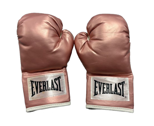 Vist Large View of Product Image Which is Used Everlast Boxing Gloves Pink Senior
