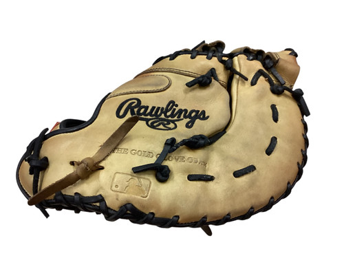 Vist Large View of Product Image Which is Used Rawlings GGE130SPBFB GG ELITE BB/SB First Base LH Throw Black 13"