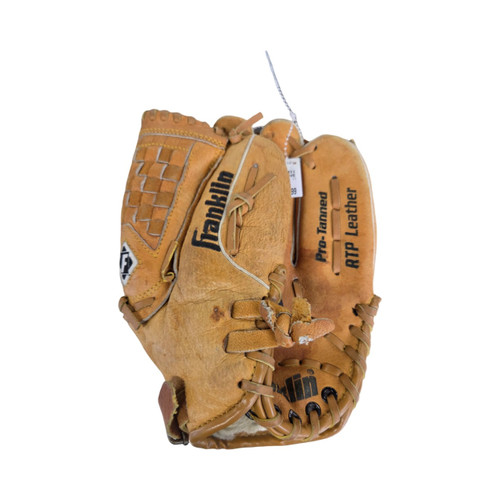 Vist Large View of Product Image Which is Used Franklin RTP LEATHER GLOVE 11 BB/SB Glove RH Throw Brown 11"