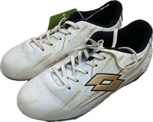 Vist Large View of Product Image Which is Used Lotto Soccer Cleats White Junior 01