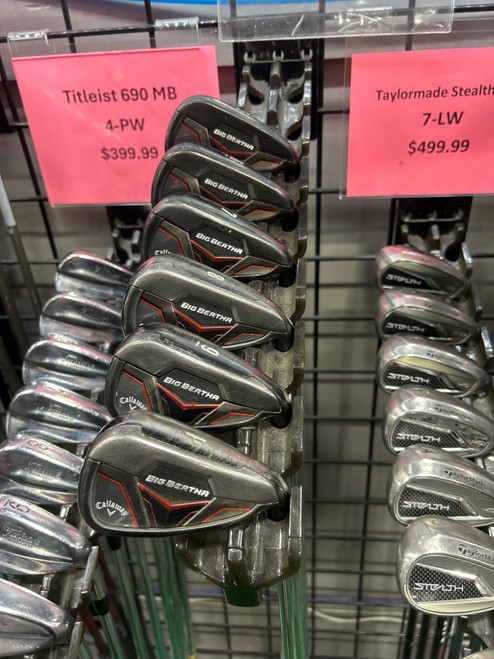 Vist Large View of Product Image Which is Used Callaway BIG BERTHA 2019 5-PW Mens Iron Set RH 5I-PW