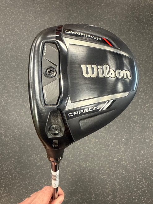 Vist Large View of Product Image Which is Demo Wilson Staff DYNAPWR CARBON 5 WOOD-MLH Stiff Flex