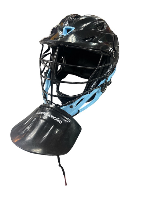 Vist Large View of Product Image Which is Used Cascade R Lacrosse Helmet Black One Size