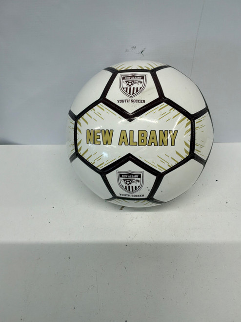 Vist Large View of Product Image Which is Used NEW ALBANY All Size Soccer Ball White 4