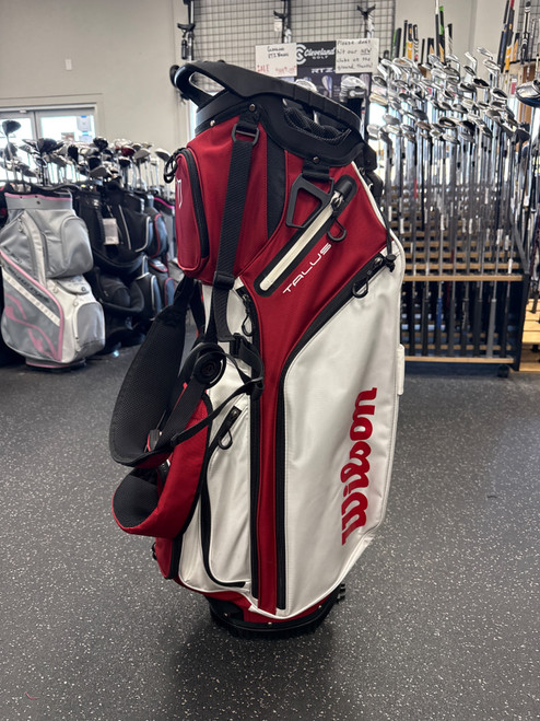 Vist Large View of Product Image Which is WILSON STAFF TALUS 14-Stand Bag-RD/WH