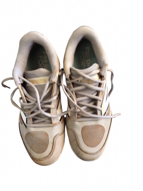 Vist Large View of Product Image Which is Used New Balance 3000V7 BB/SB Cleats Grey Senior 7.5