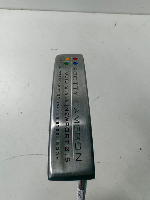 Vist Large View of Product Image Which is Used Titleist SCOTTY CAMERON STUDIO STYLE NEWPORT 2.5 Mens Putter RH