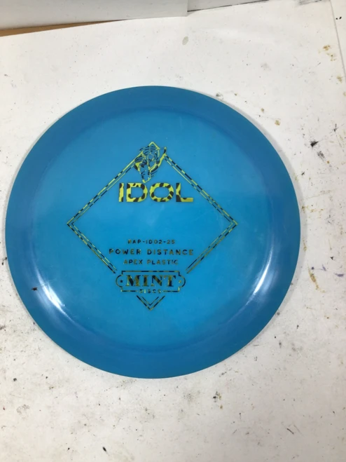 Vist Large View of Product Image Which is Used MINT APEX IDOL Disc Golf Driver Royal Blue 168g