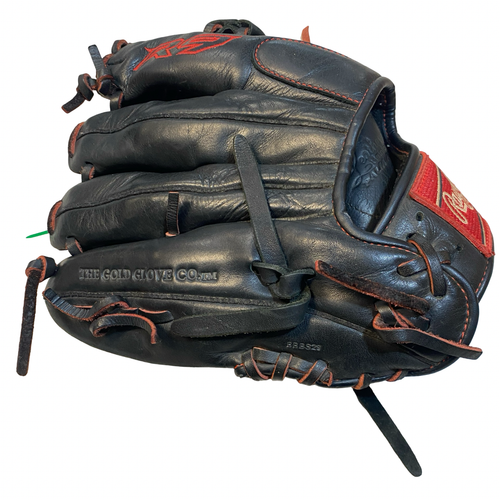 Vist Large View of Product Image Which is Used Rawlings R9YPT1-19B BB/SB Glove RH Throw Black 11"