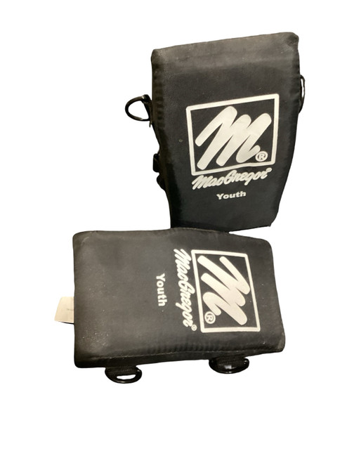 Vist Large View of Product Image Which is Used MacGregor YOUTH KNEE SAVERS BB/SB Catchers Knee Savers Black