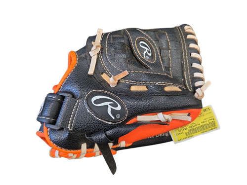 Vist Large View of Product Image Which is Used Rawlings PLAYERS SERIES BB/SB Glove RH Throw Black 10 1/2"