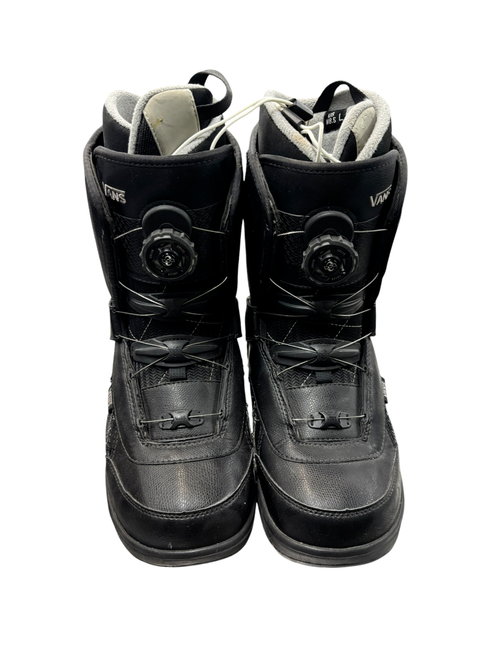 Vist Large View of Product Image Which is Used Vans TRIFIT Boys Snowboard Boots Black Youth 08.5