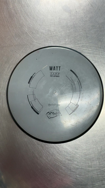 Vist Large View of Product Image Which is Used MVP NEUTRON WATT Disc Golf Putter Grey