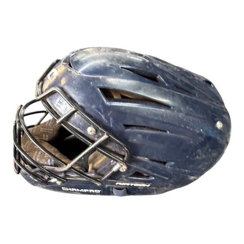 Vist Large View of Product Image Which is Used Champro AIRTECH Catchers Helmet w/Mask Navy Blue MD